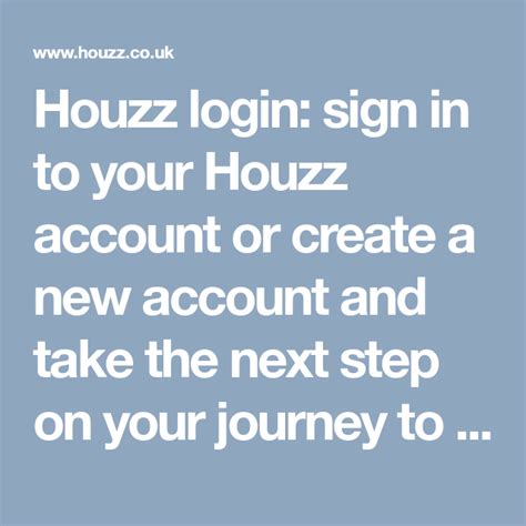 houzx|houzz login.